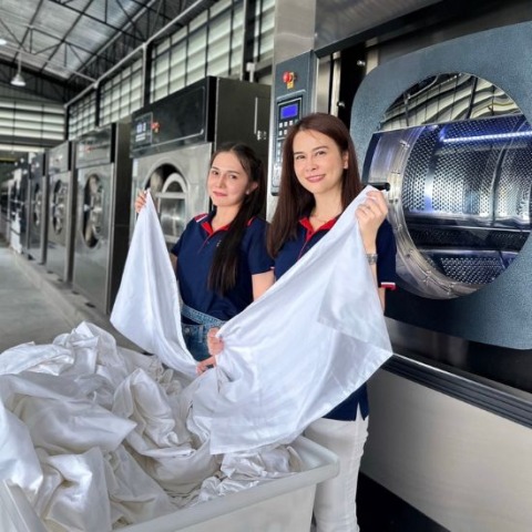 บริการซักอบรีดผ้า ร้านอาหาร